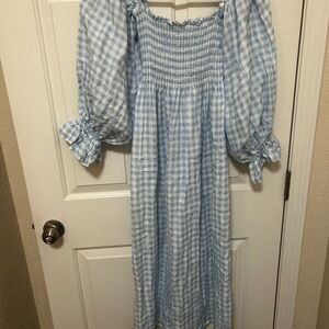 Sleeper Atlanta dress blue gingham